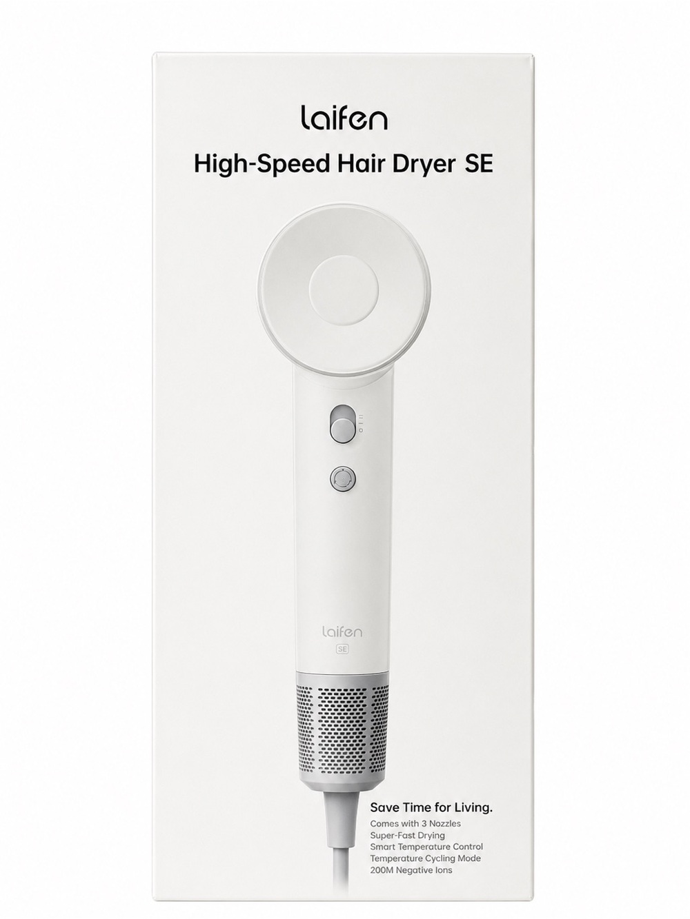 Laifen SE High-Speed Ionic Hair Dryer Matte White